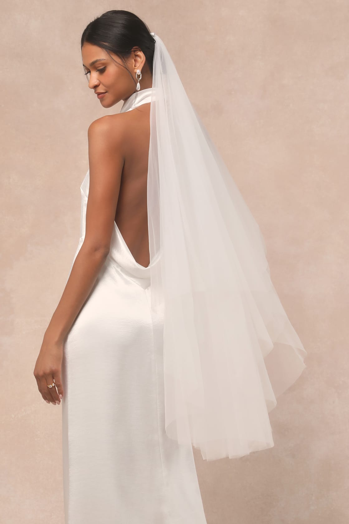 Forever Promise White Tulle Veil