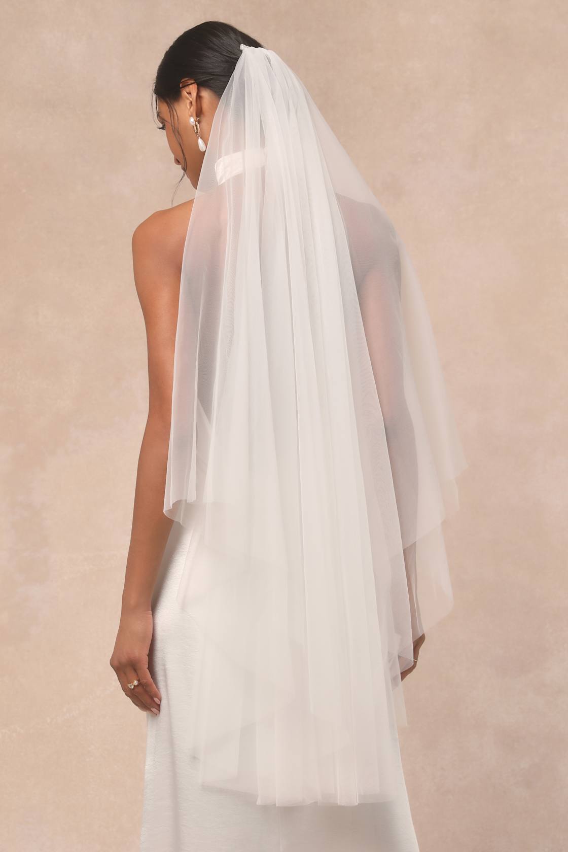 Forever Promise White Tulle Veil
