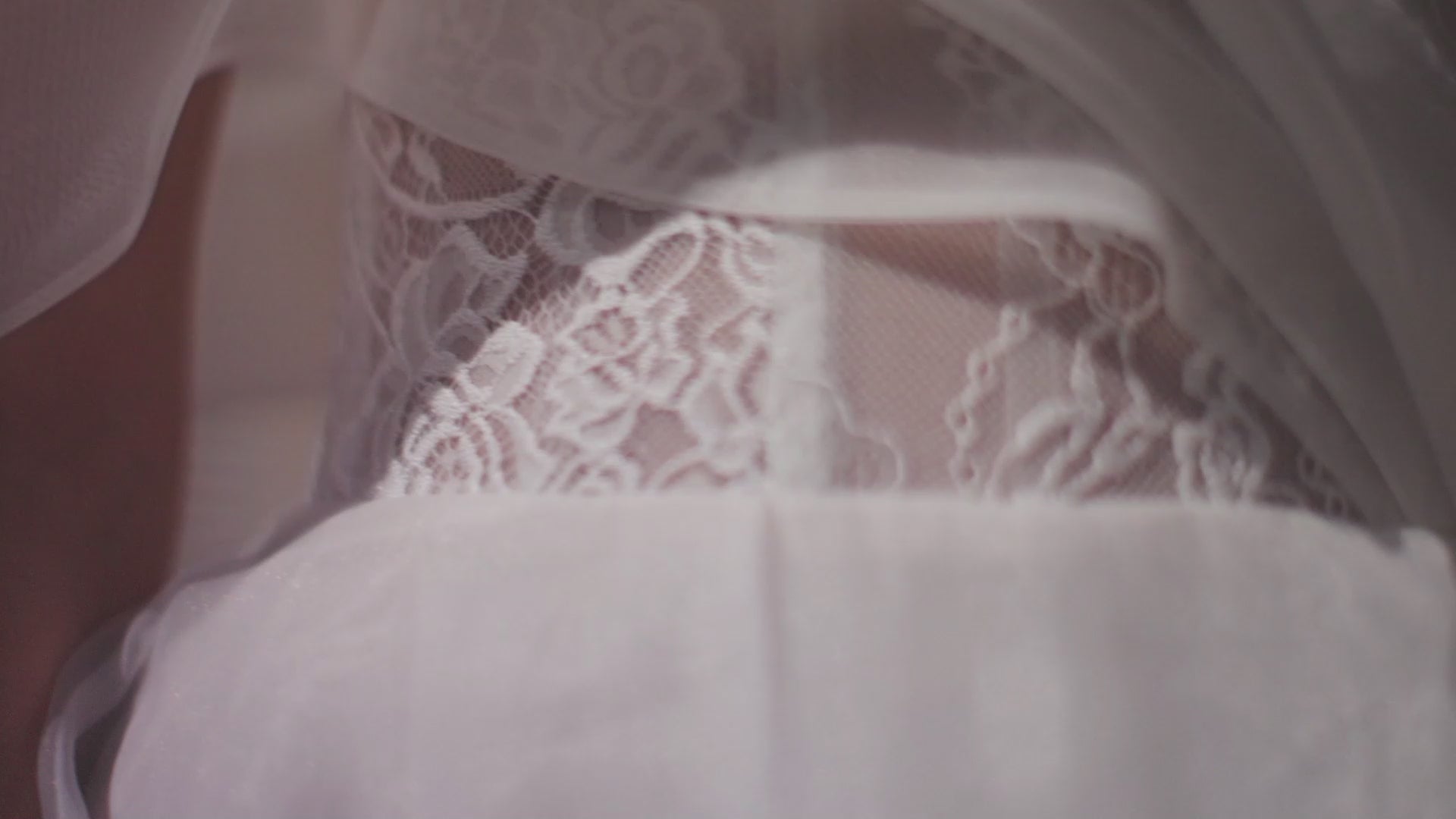 Organza A-Line Gown with Lightly Pleated Off-The-Shoulder Neckline